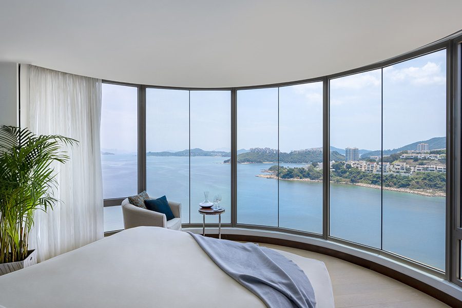 Auberge panoramic room view